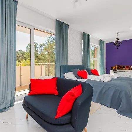 Apartman Mierzeja - Zmyslow Z Wanna Z Hydromasazem, Tylko Dla Doroslych, 500 M Od Plazy, Park Ii, Bezplatny Meleks Stegna