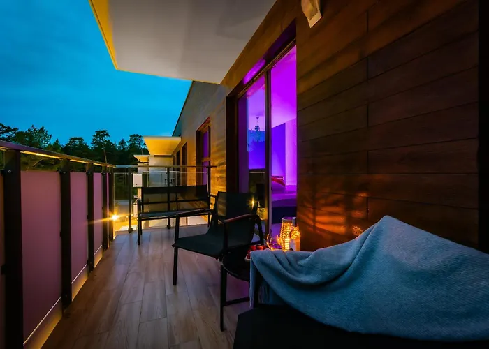 شقة Mierzeja - Zmyslow Z Wanna Z Hydromasazem, Tylko Dla Doroslych, 500 M Od Plazy, Park Ii, Bezplatny Meleks